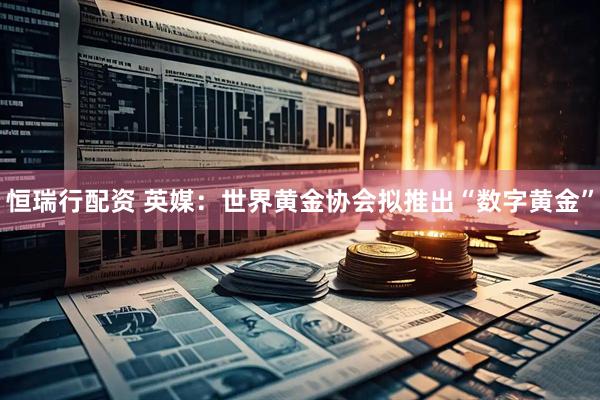 恒瑞行配资 英媒：世界黄金协会拟推出“数字黄金”