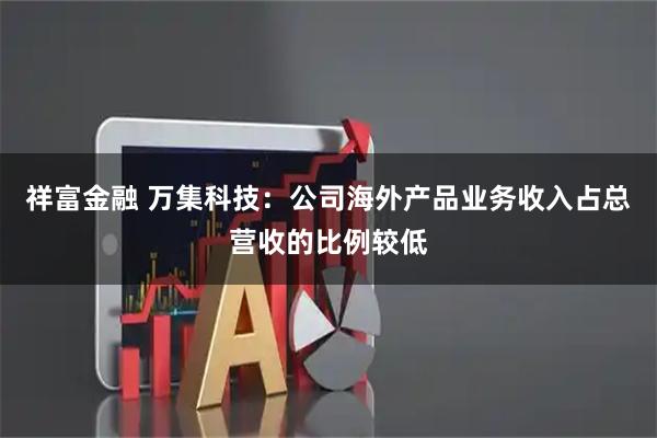 祥富金融 万集科技：公司海外产品业务收入占总营收的比例较低