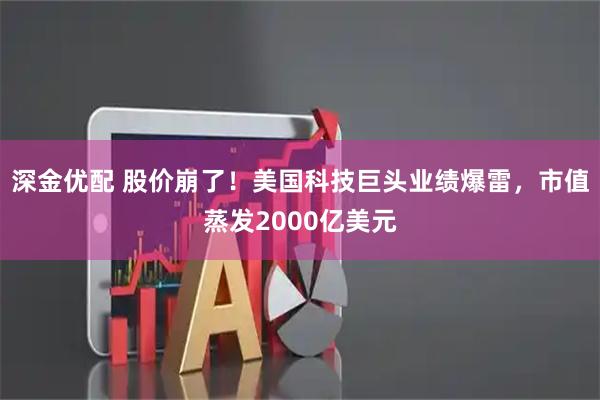 深金优配 股价崩了！美国科技巨头业绩爆雷，市值蒸发2000亿美元